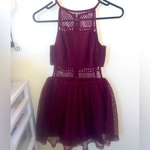 Maroon dress